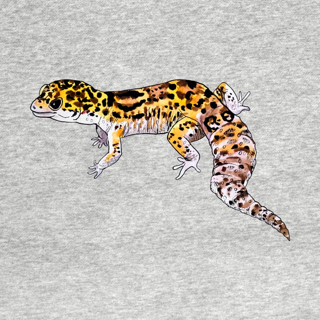 leopard Gecko by VicaVeresk